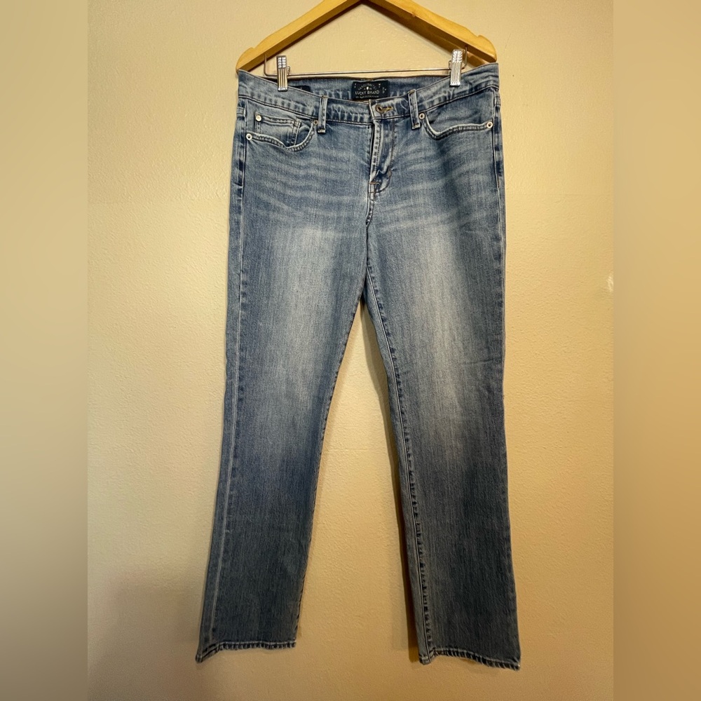 Lucky Brand Women’s 12 Sweet Straight Blue Denim Jeans
